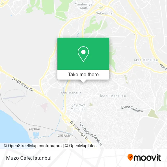 Muzo Cafe map