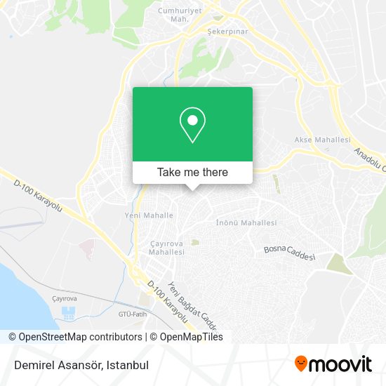 Demirel Asansör map