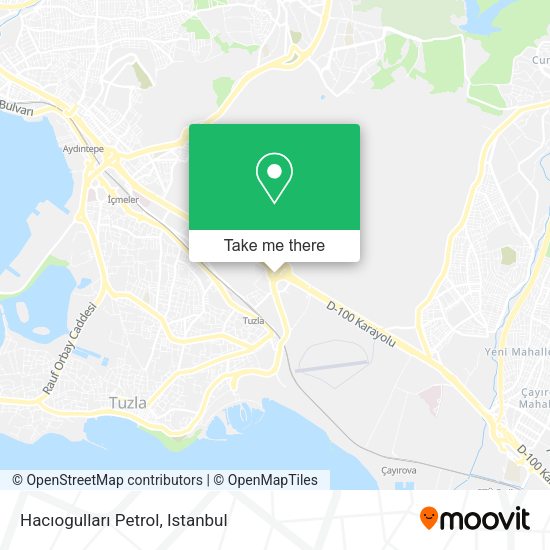 Hacıogulları Petrol map