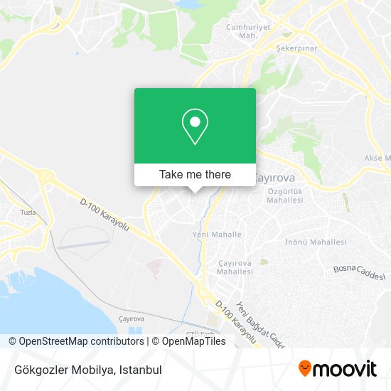 Gökgozler Mobilya map