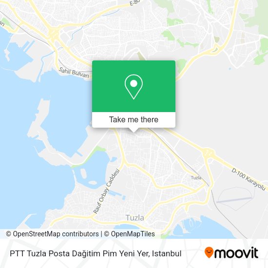 PTT Tuzla Posta Dağitim Pim Yeni Yer map