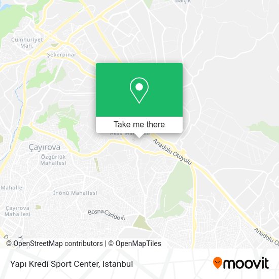 Yapı Kredi Sport Center map