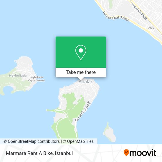 Marmara Rent A Bike map