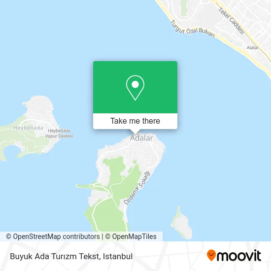 Buyuk Ada Turızm Tekst map