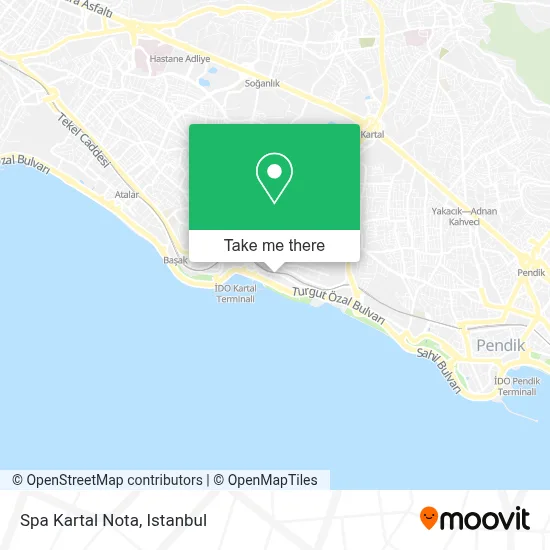 Spa Kartal Nota map