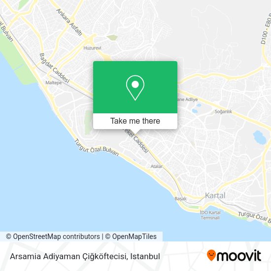 Arsamia Adiyaman Çiğköftecisi map