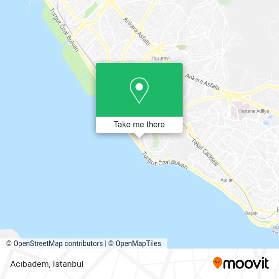 Acıbadem map