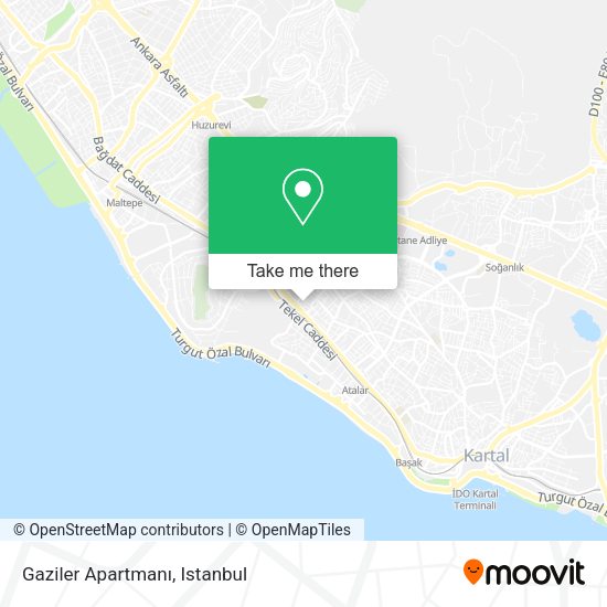 Gaziler Apartmanı map