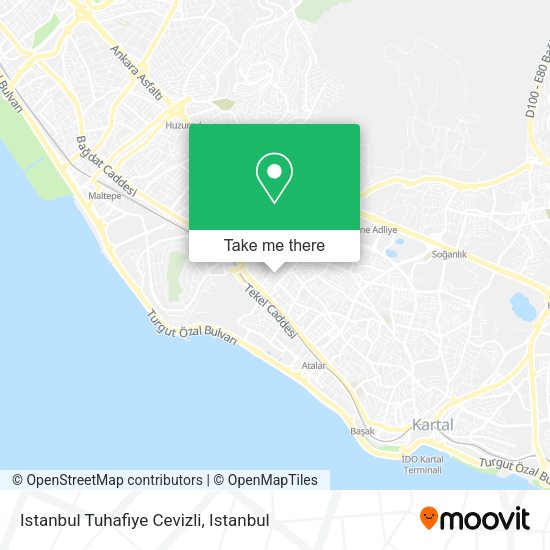 Istanbul Tuhafiye Cevizli map