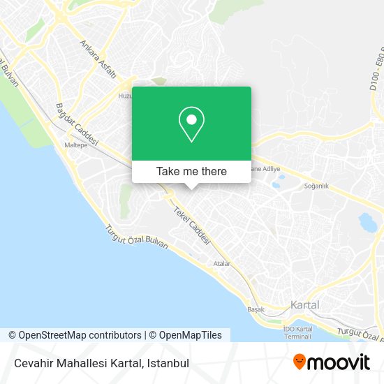 Cevahir Mahallesi Kartal map