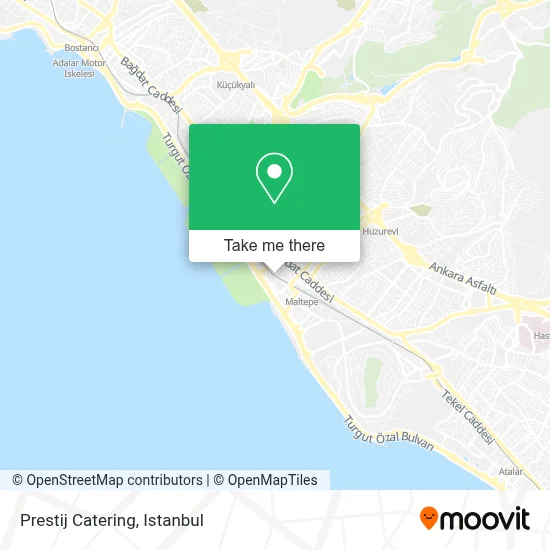 Prestij Catering map