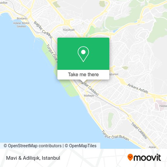 Mavi & Adilışık map