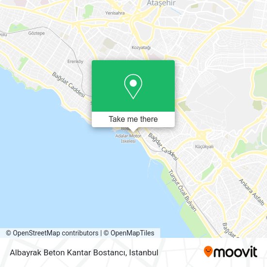 Albayrak Beton Kantar Bostancı map