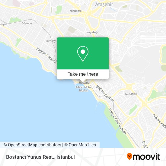Bostancı Yunus Rest. map