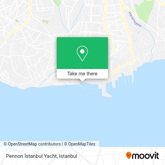 Pennon İstanbul Yacht map