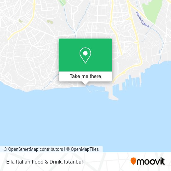 Ella Italıan Food & Drink map