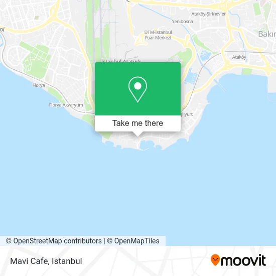 Mavi Cafe map