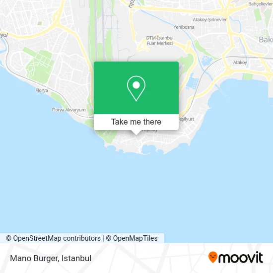 Mano Burger map