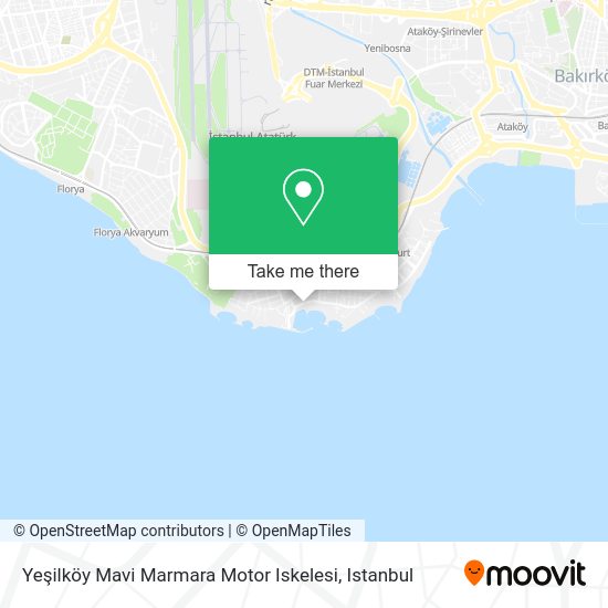 Yeşilköy Mavi Marmara Motor Iskelesi map