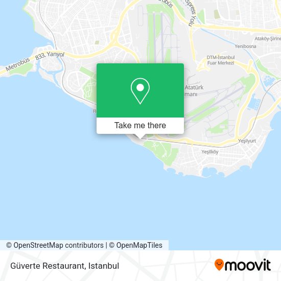 Güverte Restaurant map