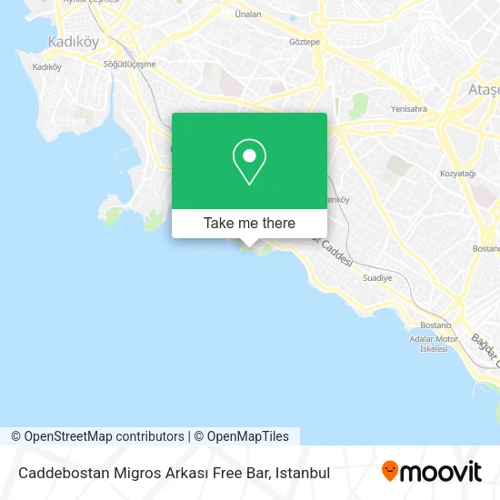 Caddebostan Migros Arkası Free Bar map