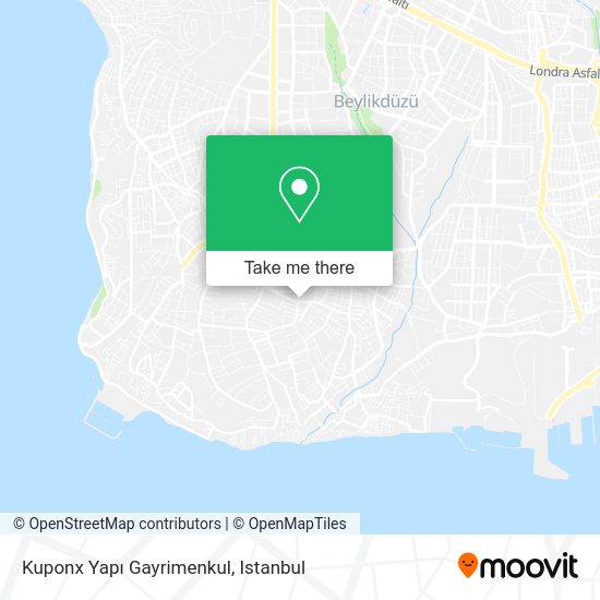 Kuponx Yapı Gayrimenkul map