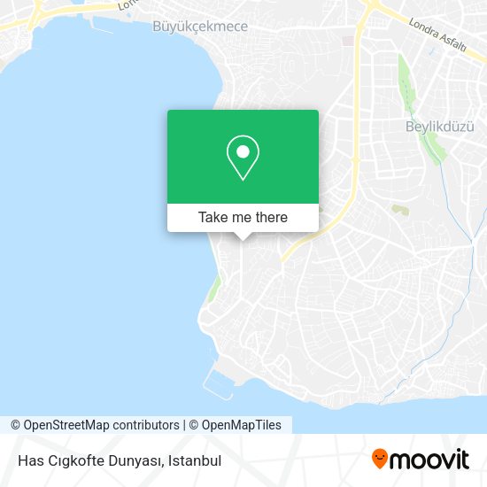 Has Cıgkofte Dunyası map