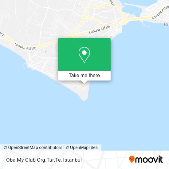 Oba My Club Org.Tur.Te map