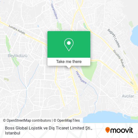 Boss Global Lojistik ve Diş Ticaret Limited Şti. map