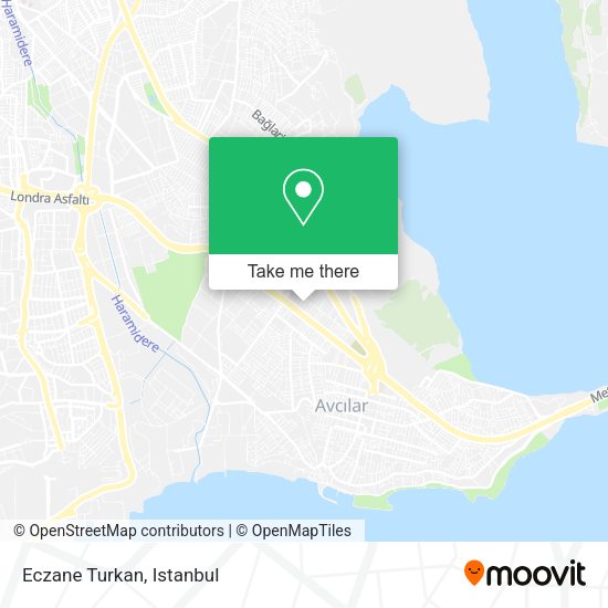 Eczane Turkan map