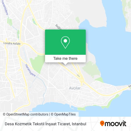 Desa Kozmetik Tekstil İnşaat Ticaret map