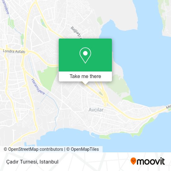Çadır Turnesi map