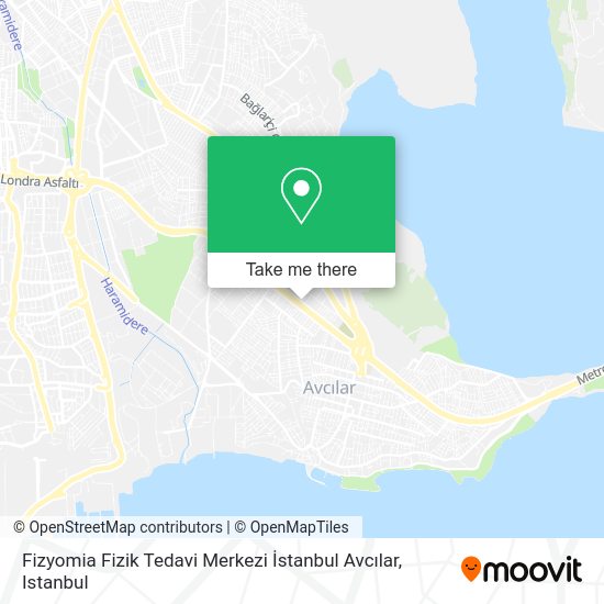Fizyomia Fizik Tedavi Merkezi İstanbul Avcılar map