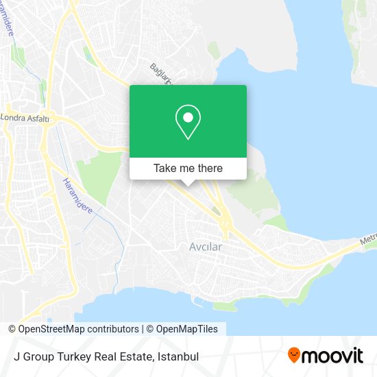 J Group Turkey Real Estate map
