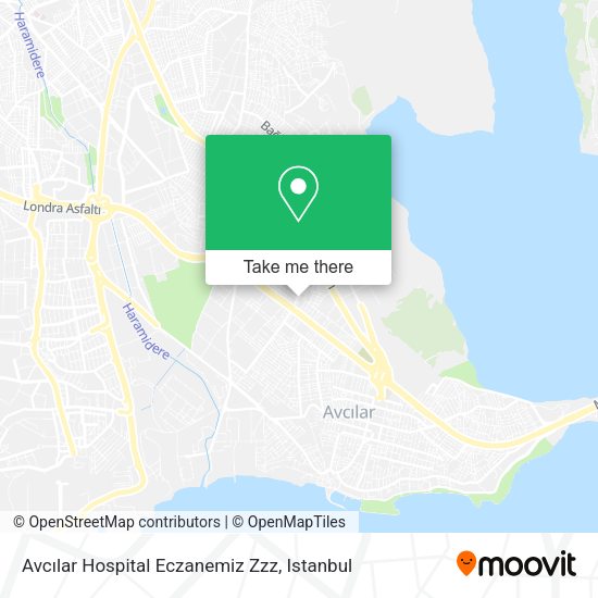 Avcılar Hospital Eczanemiz Zzz map