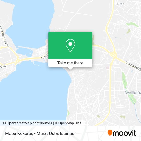 Moba Kokoreç - Murat Usta map