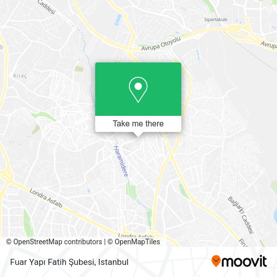 Fuar Yapı Fatih Şubesi map