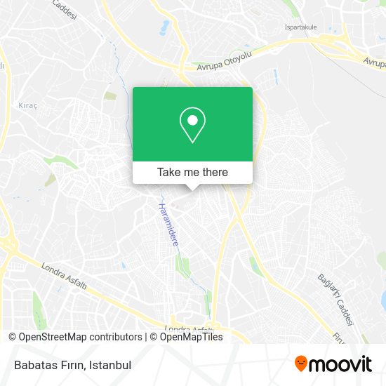 Babatas Fırın map
