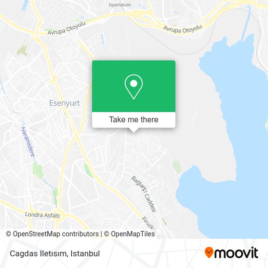 Cagdas Iletısım map