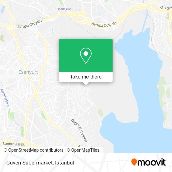 Güven Süpermarket map