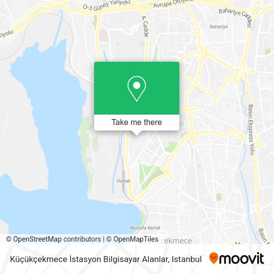 Küçükçekmece İstasyon Bilgisayar Alanlar map