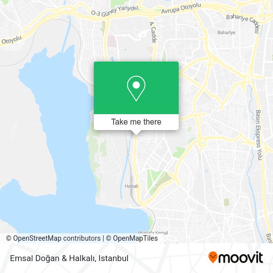 Emsal Doğan & Halkalı map