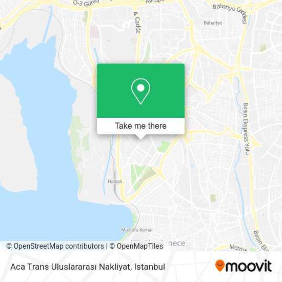 Aca Trans Uluslararası Nakliyat map