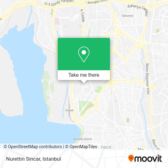 Nurettın Sıncar map