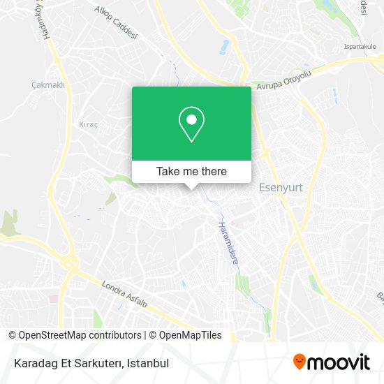 Karadag Et Sarkuterı map