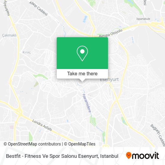 Bestfit - Fitness Ve Spor Salonu Esenyurt map