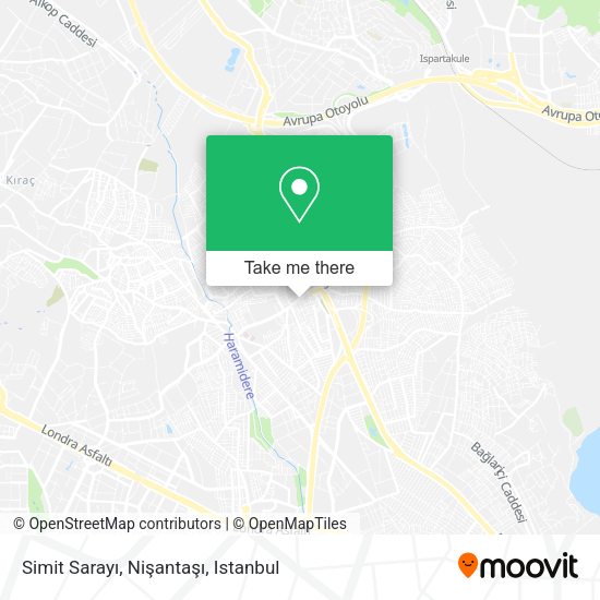 Simit Sarayı, Nişantaşı map