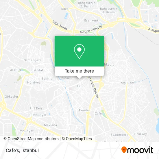 Cafe's map
