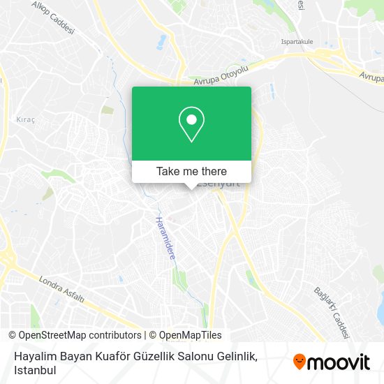 Hayalim Bayan Kuaför Güzellik Salonu Gelinlik map