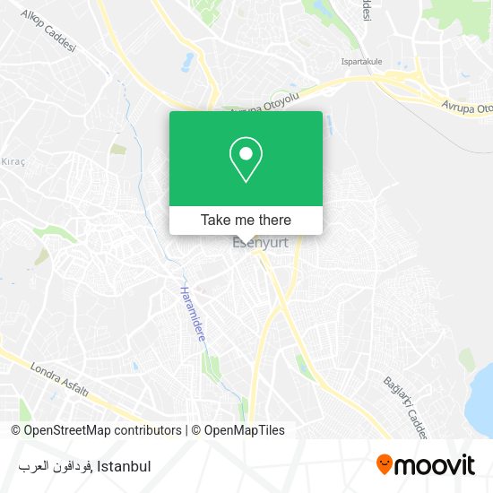 فودافون العرب map